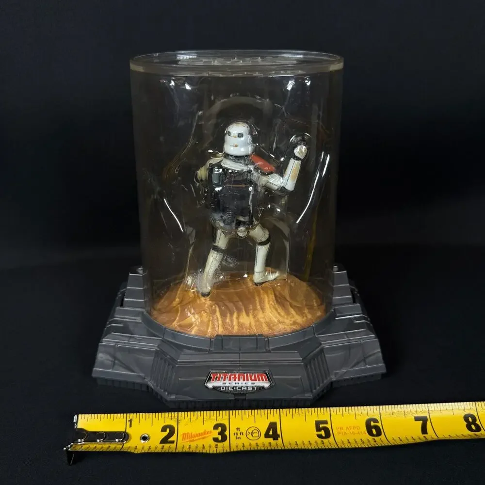 SANDTROOPER Hasbro 2005 Titanium Series Die Cast Figure